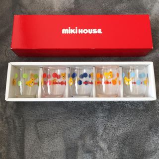 ミキハウス(mikihouse)のミキハウス コップ 未使用 5点セット☆(グラス/カップ)