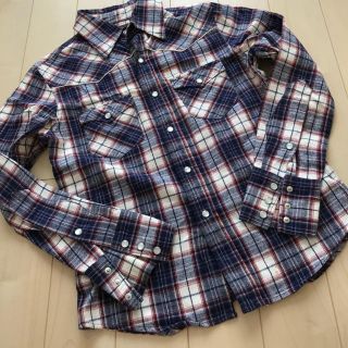 リー(Lee)の美品！Lee リー  チェック柄シャツ デニムに(シャツ/ブラウス(長袖/七分))