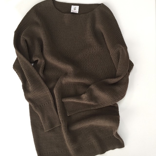 BEAUTY&YOUTH UNITED ARROWS(ビューティアンドユースユナイテッドアローズ)の【Ask Ab様 専用】6 COTTON FURI TUNIC / チュニック レディースのトップス(カットソー(長袖/七分))の商品写真