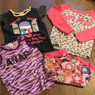 アナップキッズ(ANAP Kids)のアナップ 4点(Tシャツ/カットソー)