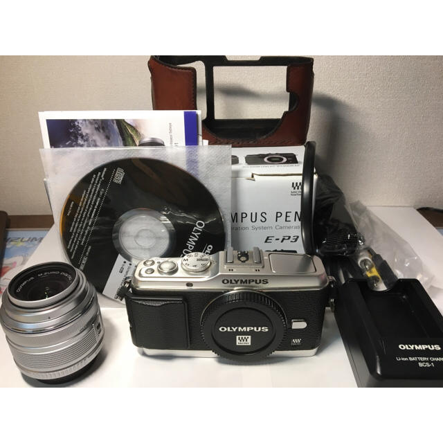 OLYMPUS PEN E-P3 シルバー ミラーレス一眼 OLYMPUS PEN E-P3 シルバー ミラーレス一眼