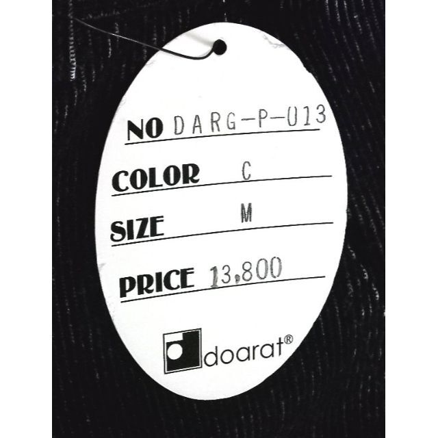 DOARAT(ドゥアラット)の未使用 DOARAT コーデュロイ ストレッチ カーゴ パンツ M 13800円 メンズのパンツ(ワークパンツ/カーゴパンツ)の商品写真