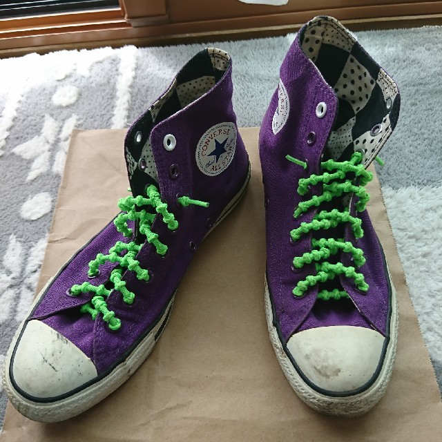 CONVERSE(コンバース)のコンバース オールスター ハイカット 紫 27.5 メンズの靴/シューズ(スニーカー)の商品写真
