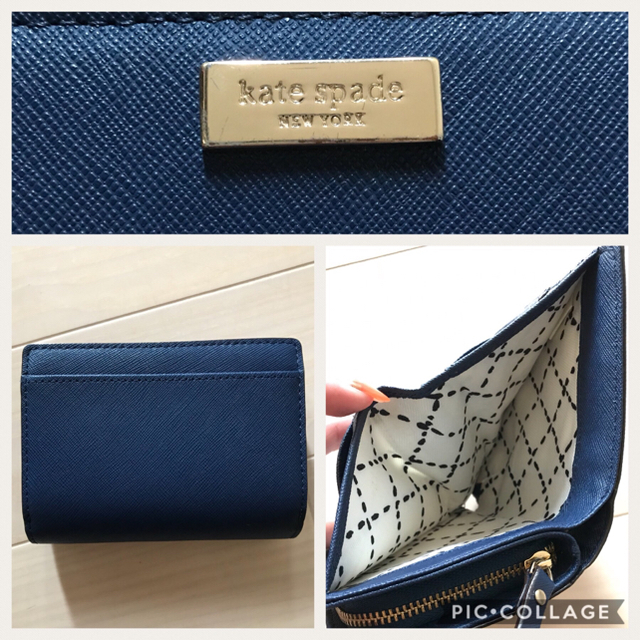 kate spade new york(ケイトスペードニューヨーク)のケイトスペード財布♡ネイビー レディースのファッション小物(財布)の商品写真