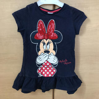 ディズニー(Disney)のミニーマウス  トップス ワンピース  夏 半袖 110(Tシャツ/カットソー)