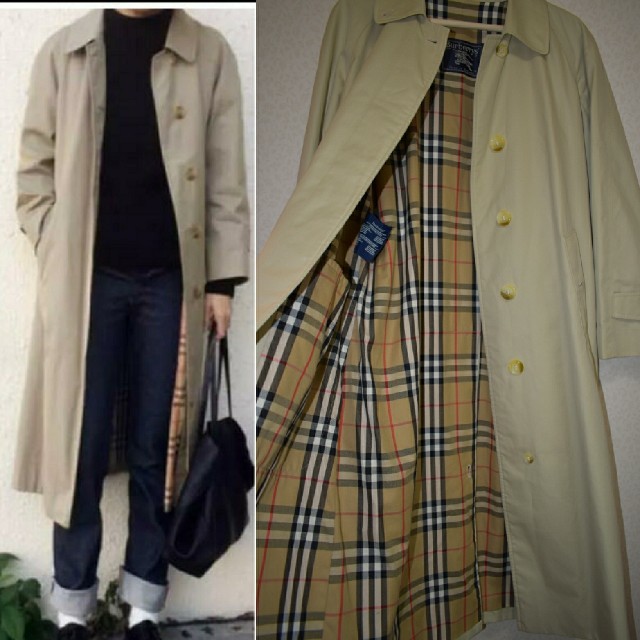 BURBERRY(バーバリー)の美品 BURBERRY  ステンカラーコート バーバリー メンズのジャケット/アウター(ステンカラーコート)の商品写真