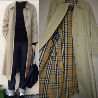 バーバリー(BURBERRY)の美品 BURBERRY  ステンカラーコート バーバリー(ステンカラーコート)