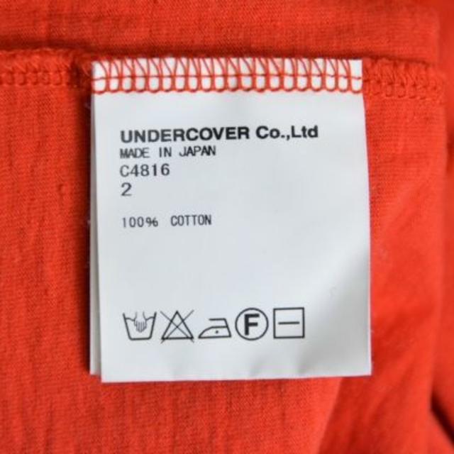 UNDERCOVER(アンダーカバー)のUNDERCOVER アンダーカバー 胸ジップポケットTシャツ　レッド　２ メンズのトップス(Tシャツ/カットソー(半袖/袖なし))の商品写真