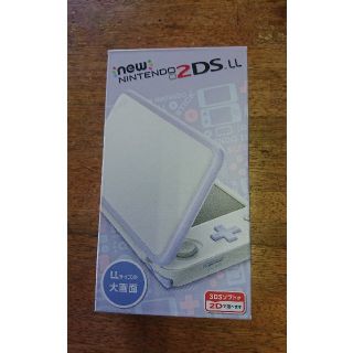 ニンテンドー2DS(ニンテンドー2DS)のニンテンドー  2DSLL  ホワイト×パープル　未使用♪(携帯用ゲーム機本体)