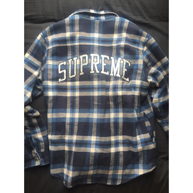 シャツsupreme Quilted Arc Logo Flannel Shirt