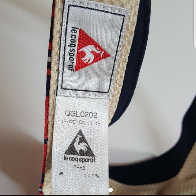 le coq sportif(ルコックスポルティフ)の『専用です』ルコックゴルフの、レディースサンバイザーです♪ スポーツ/アウトドアのゴルフ(その他)の商品写真