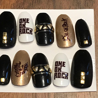 ONE OK ROCK(ワンオクロック)のネイルチップ  オーダー ワンオクロック コスメ/美容のネイル(つけ爪/ネイルチップ)の商品写真