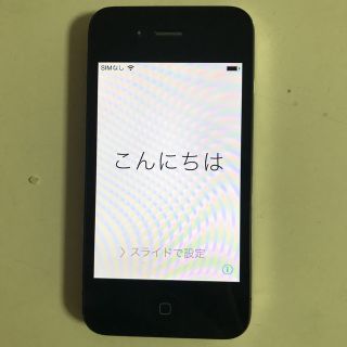 アイフォーン(iPhone)の[値下げ]iPhone4 16GB本体 アクティベーションロックオフ(スマートフォン本体)