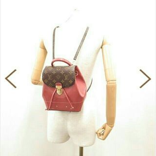 ルイヴィトンLOUISVUITTON　ホットスプリングス　バックパック　ピンク