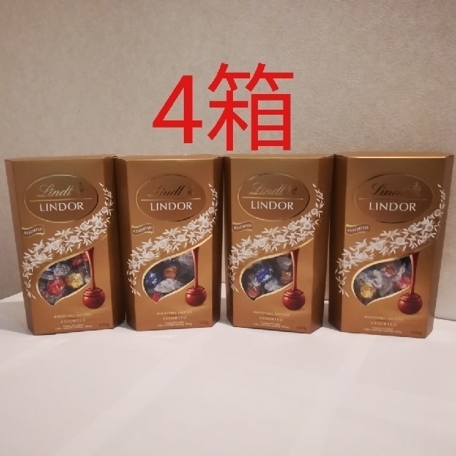 Lindt(リンツ)の2. リンツ チョコレート 4箱 食品/飲料/酒の食品(菓子/デザート)の商品写真