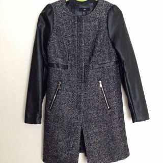 エイチアンドエム(H&M)のH&M 異素材コート 新品(ロングコート)