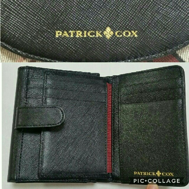 PATRICK COX(パトリックコックス)のPATRICK COX クィーンチェック 折財布 レッド レディースのファッション小物(財布)の商品写真