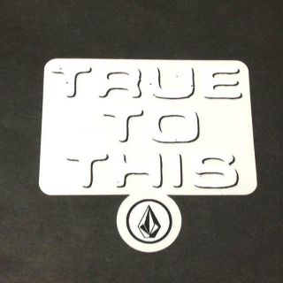 ボルコム(volcom)のVOLCOM ボルコム【TRUE TO THIS STICKER】 ステッカー(アクセサリー)