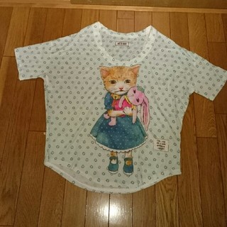 ロマンティックスタンダード(Romantic Standard)のネコちゃん シャツ(Tシャツ(半袖/袖なし))