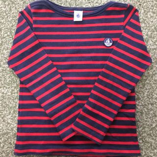 プチバトー(PETIT BATEAU)のプチバトー☆マリニエール長袖カットソー6ans116㎝(Tシャツ/カットソー)