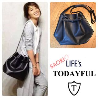 トゥデイフル(TODAYFUL)のTODAYFUL【美品】レザーショルダーバッグType2★ungrid(ショルダーバッグ)