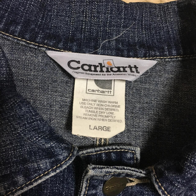 carhartt(カーハート)のcathartic カーハート デニムカバーオール ビンテージ L メンズのジャケット/アウター(カバーオール)の商品写真