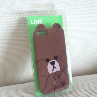 LINE ブラウン iPhoneケース(その他)