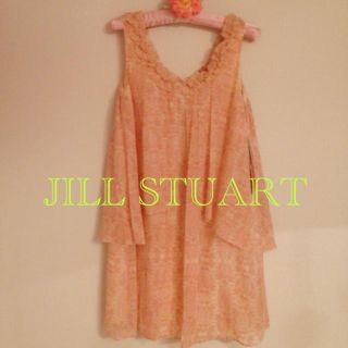 ジルスチュアート(JILLSTUART)のタグ付き☆シルクワンピース♡値下げ☆(ミニワンピース)