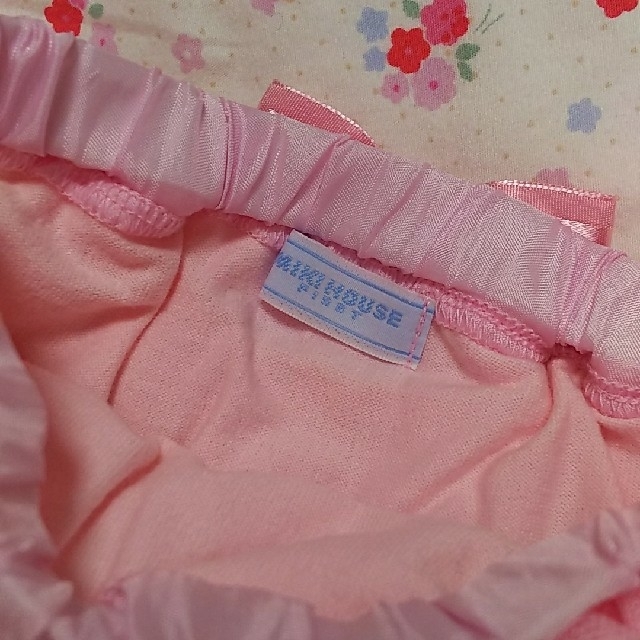 mikihouse(ミキハウス)の70-90センチ チュールパンツ ピンク キッズ/ベビー/マタニティのベビー服(~85cm)(パンツ)の商品写真