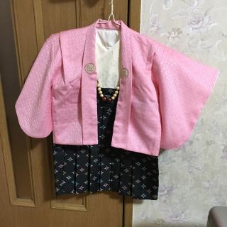 マロンさま専用です‼️ベビー袴     羽織袴セット  端午の節句🎏(和服/着物)