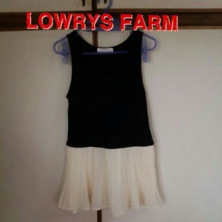 ローリーズファーム(LOWRYS FARM)のLOWRYS＊ｽｿﾌﾟﾘｰﾂﾀﾝｸ(タンクトップ)