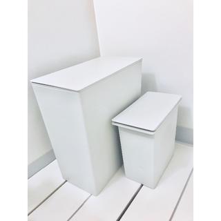 ムジルシリョウヒン(MUJI (無印良品))の無印良品ゴミ箱 ダストボックス ２点セット(ごみ箱)