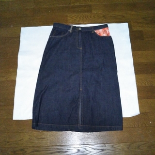カルバンクライン(Calvin Klein)のカルバンクライン デニムスカート(ひざ丈スカート)