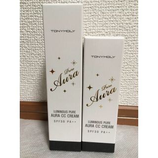 トニーモリー(TONY MOLY)のトニーモリー ルミナスピュアオーラCCクリーム 2点セット EUNYUL パッド(ファンデーション)