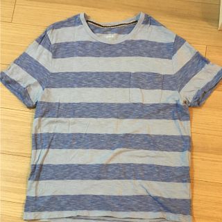 ギャップ(GAP)の美品です。GAP ボーダーTシャツ L(Tシャツ/カットソー(半袖/袖なし))