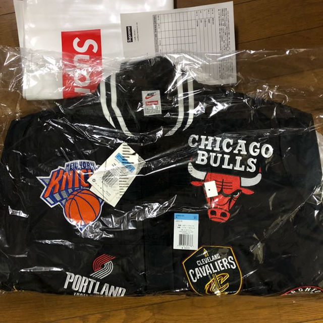 安い公式 M 新品未使用 Supreme Nike NBA Jacket 黒