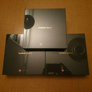 アンドロイド(ANDROID)の【新品未開封】HUAWEI mate9 ムーンライトシルバー 3台セット  (スマートフォン本体)