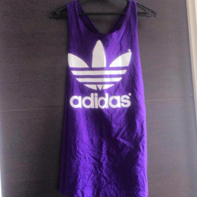 adidas(アディダス)のadidas☆タンクワンピ レディースのトップス(Tシャツ(半袖/袖なし))の商品写真