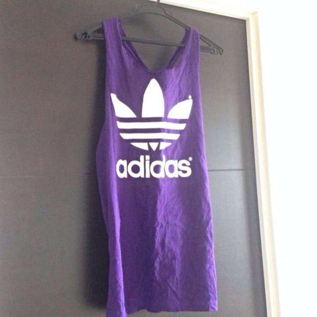 adidas(アディダス)のadidas☆タンクワンピ レディースのトップス(Tシャツ(半袖/袖なし))の商品写真