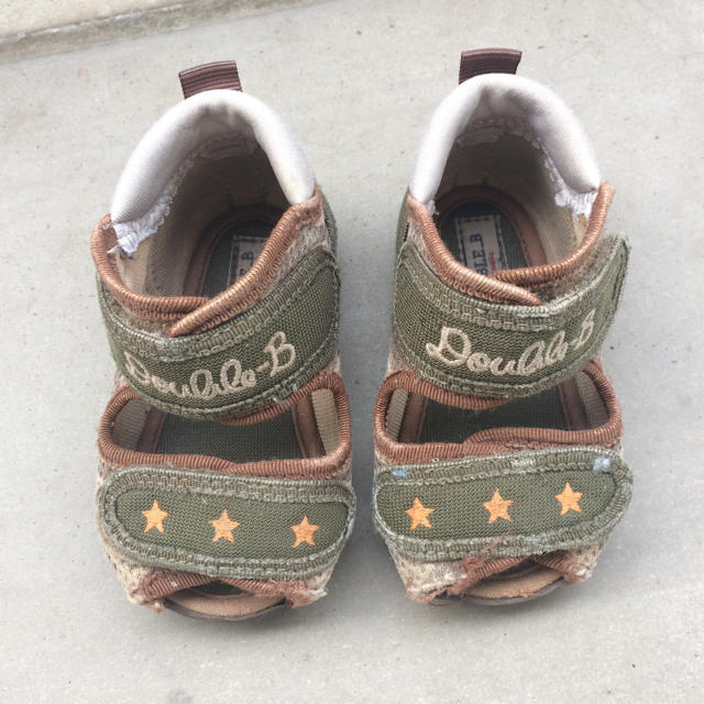 DOUBLE.B(ダブルビー)のミキハウス ダブルB サンダル 12.5 キッズ/ベビー/マタニティのベビー靴/シューズ(~14cm)(サンダル)の商品写真