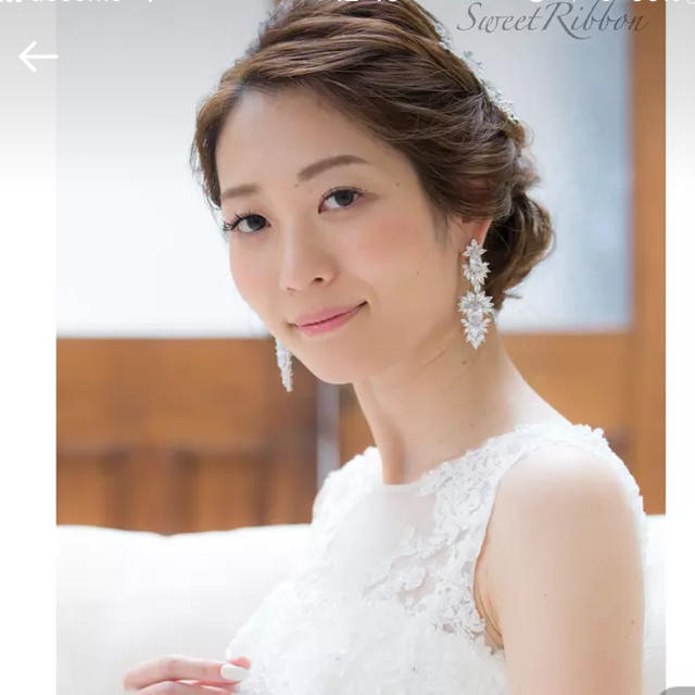 イヤリング 結婚式 レディースのアクセサリー(イヤリング)の商品写真