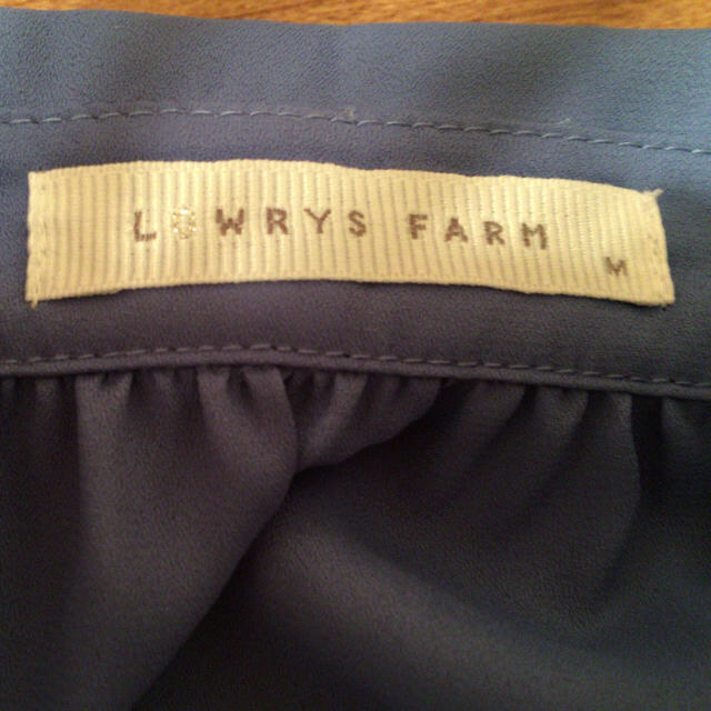 LOWRYS FARM(ローリーズファーム)のブラウス ブルー レディースのトップス(シャツ/ブラウス(半袖/袖なし))の商品写真