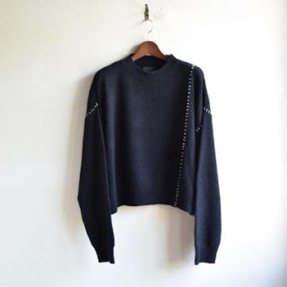 アンユーズド(UNUSED)のUNUSED 18ss 7G Clew Neck Knit(ニット/セーター)