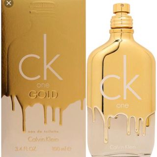 カルバンクライン(Calvin Klein)の【ck one gold】残り8割  美品です。(香水(女性用))