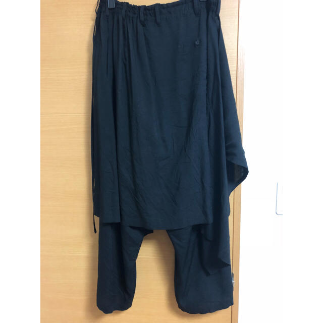 GroundY 3WAYスカートパンツ ネイビー ヨウジヤマモト 3wayスカート付パンツ groundy