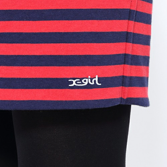 X-girl(エックスガール)の【新品】X-girl REVERSIBLE TIGHT SKIRT レディースのスカート(ミニスカート)の商品写真