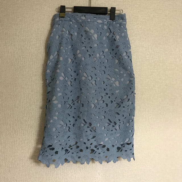 KBF+(ケービーエフプラス)のKBF＋☆レースタイトスカート レディースのスカート(ひざ丈スカート)の商品写真