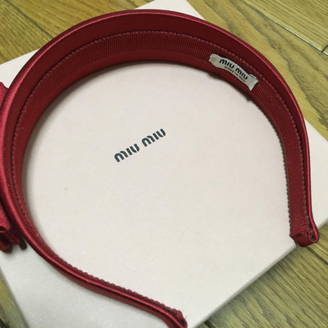 miu miu  リボンカチューシャ