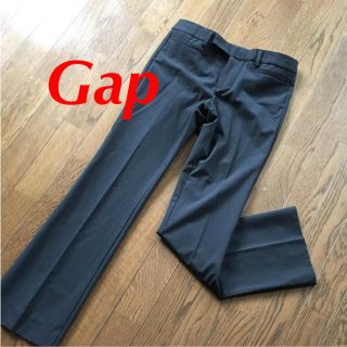 ギャップ(GAP)のGap パンツ スラックス ネイビー ストレッチ XS ストライプ(カジュアルパンツ)