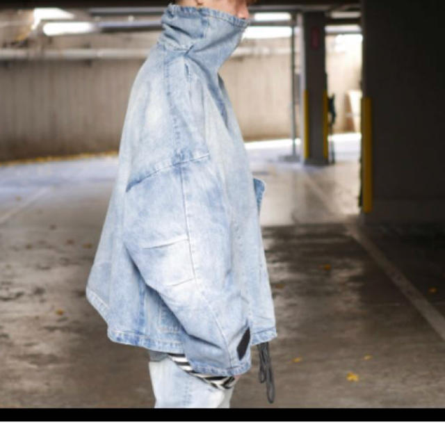 OFF-WHITE(オフホワイト)のオーバーサイズ デニム アノラック ジャケット メンズのジャケット/アウター(Gジャン/デニムジャケット)の商品写真